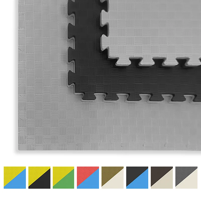 Tatami Etileno Acetato de Vinílo de Alta Densidad Tatami Negro Gris |1x1| 20mm